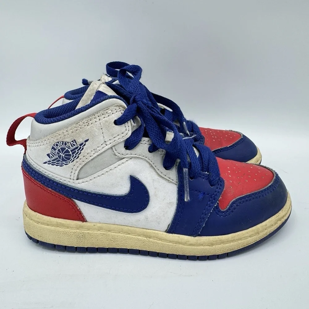 Nike Air Jordan 1 Mid (GS) Shoes Rare Air USA DQ8424-102 Gradeschool Youth 11 C